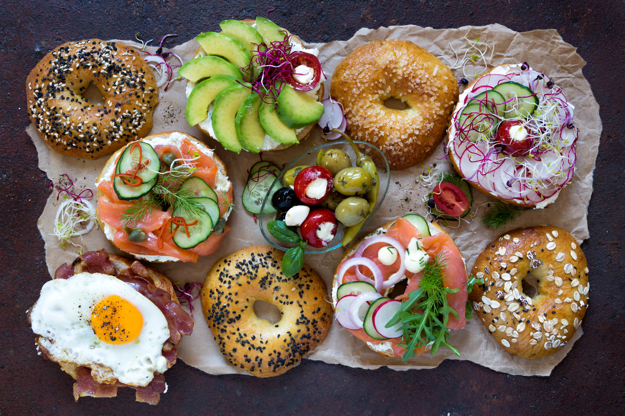Bagel Sandwiches